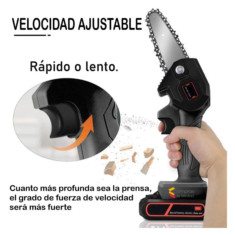 Mini motosierra portátil de mano de 24 V
