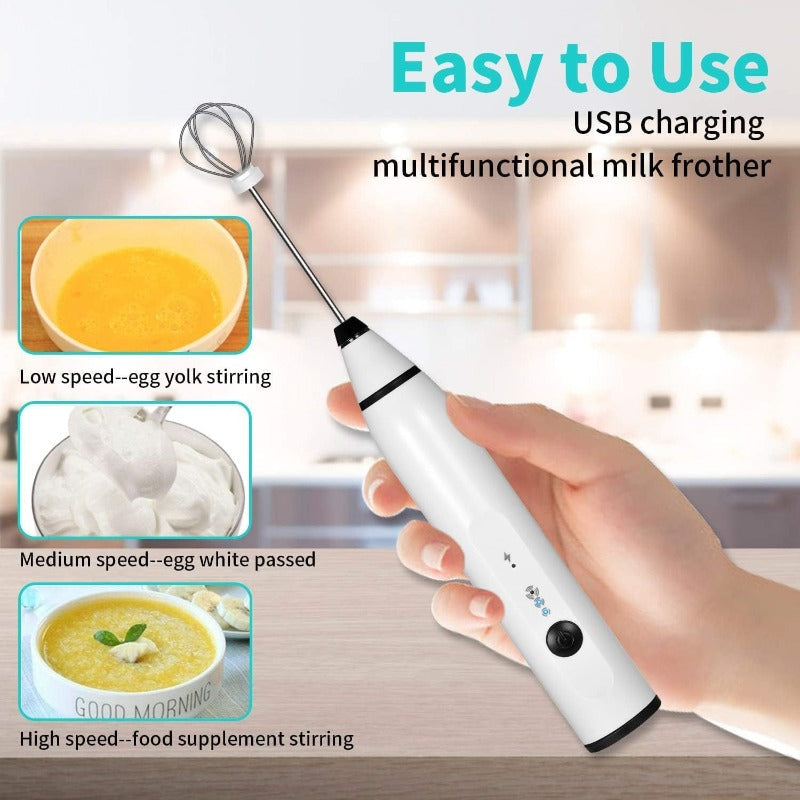 Espumador de leche eléctrico