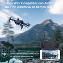 Dron plegable con cámara wifi 2.4g 998w