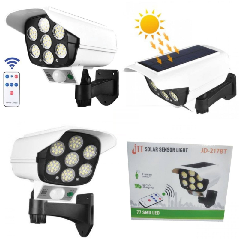 Luz de formato de cámara alimentada por energía solar