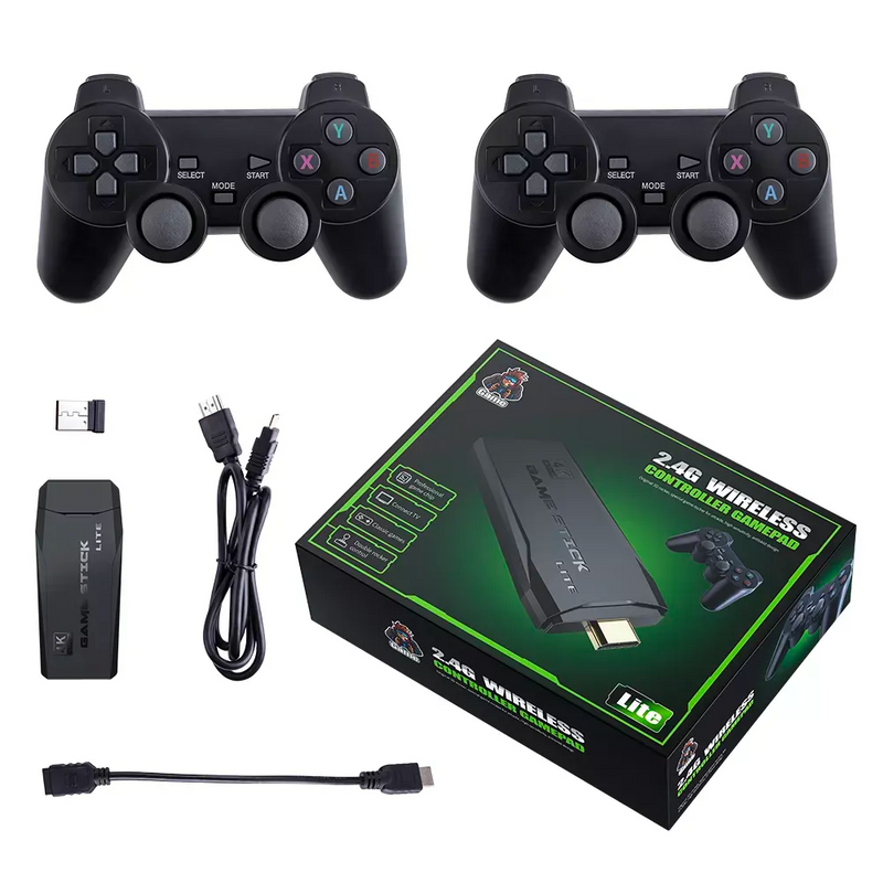 Consola de videojuegos GameStick 4K: 20 000 juegos retro 