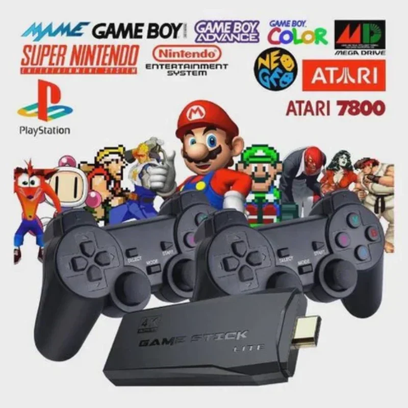 Miniconsola portátil Retro Play 4K