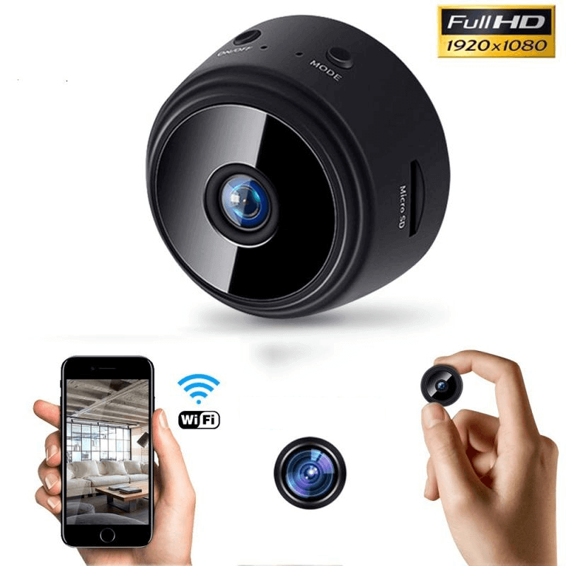 Mini cámara magnética Wi-Fi Full HD, visión nocturna rastrea todo en tu teléfono celular